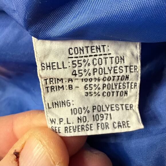 Vintage Windbreaker Size XXL Braefair Sport Jacket Coat Nautical Blue Y2K - Picture 4 of 6